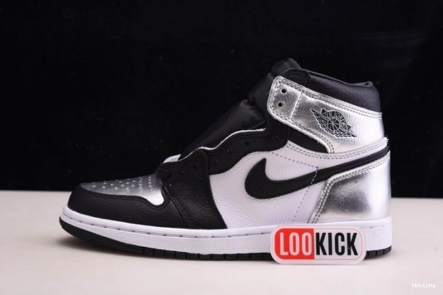 Reps TBK 1 CD0461-001 AIR HIGH OG JORDAN SILVER WMNS TOE 0626